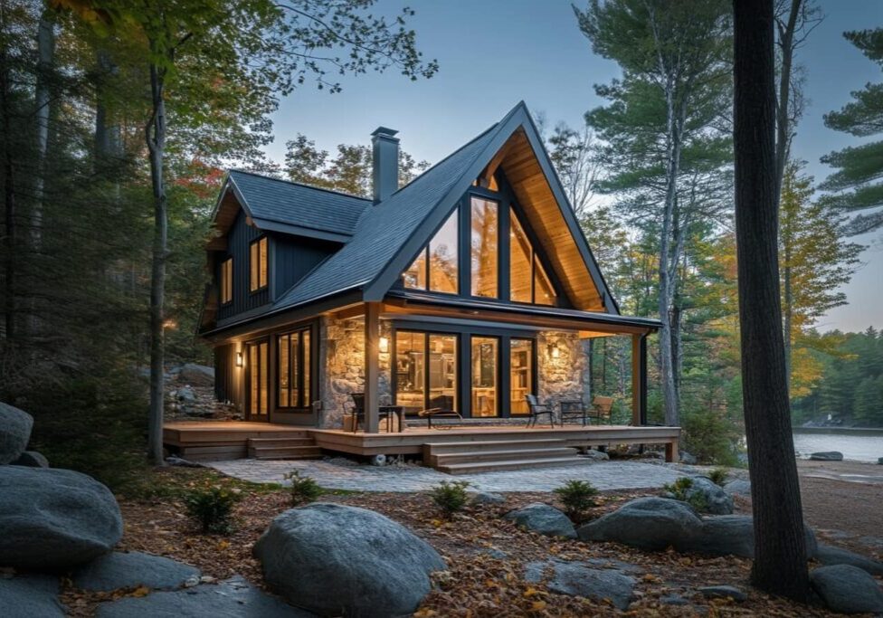 custom built seasonal cottage